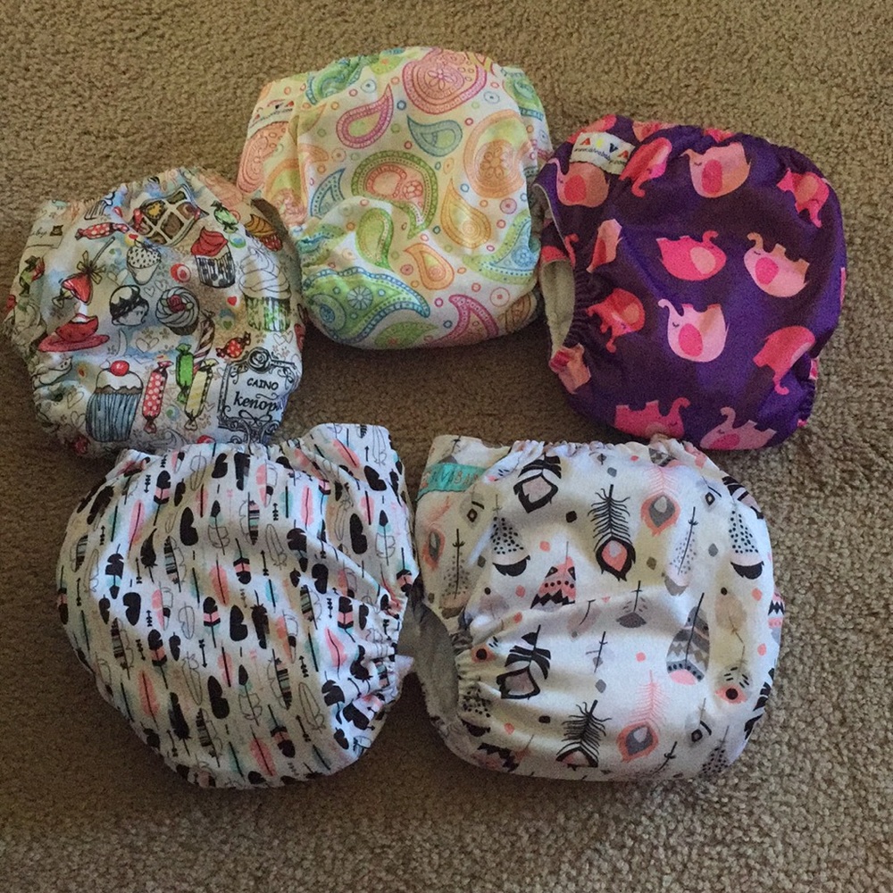 5 Cloth Diapers